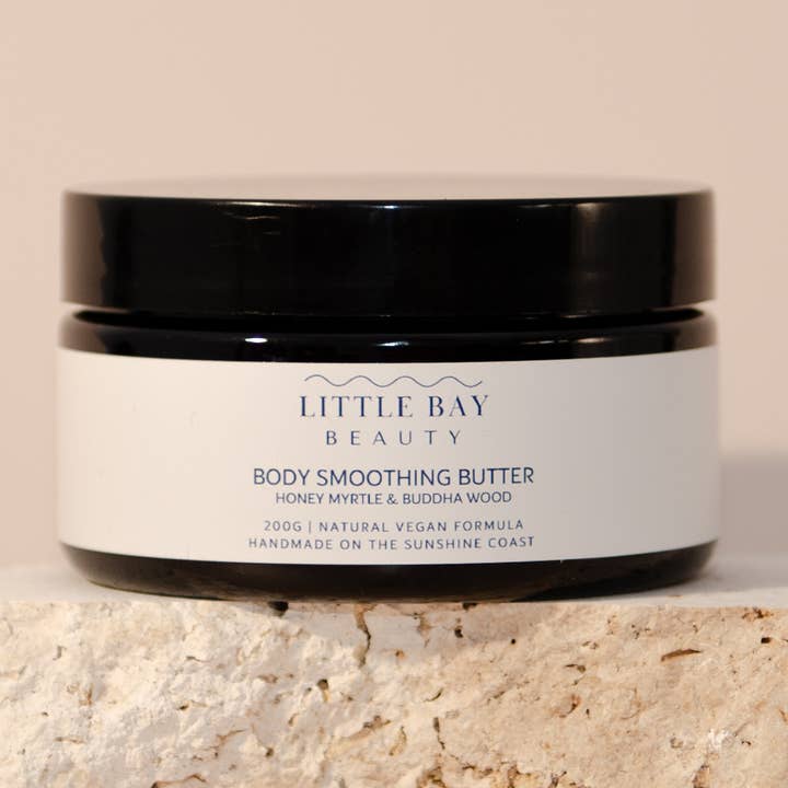 Body Smoothing Butter - Honey Myrtle and Buddha Wood for wholesale by Little Bay Beauty