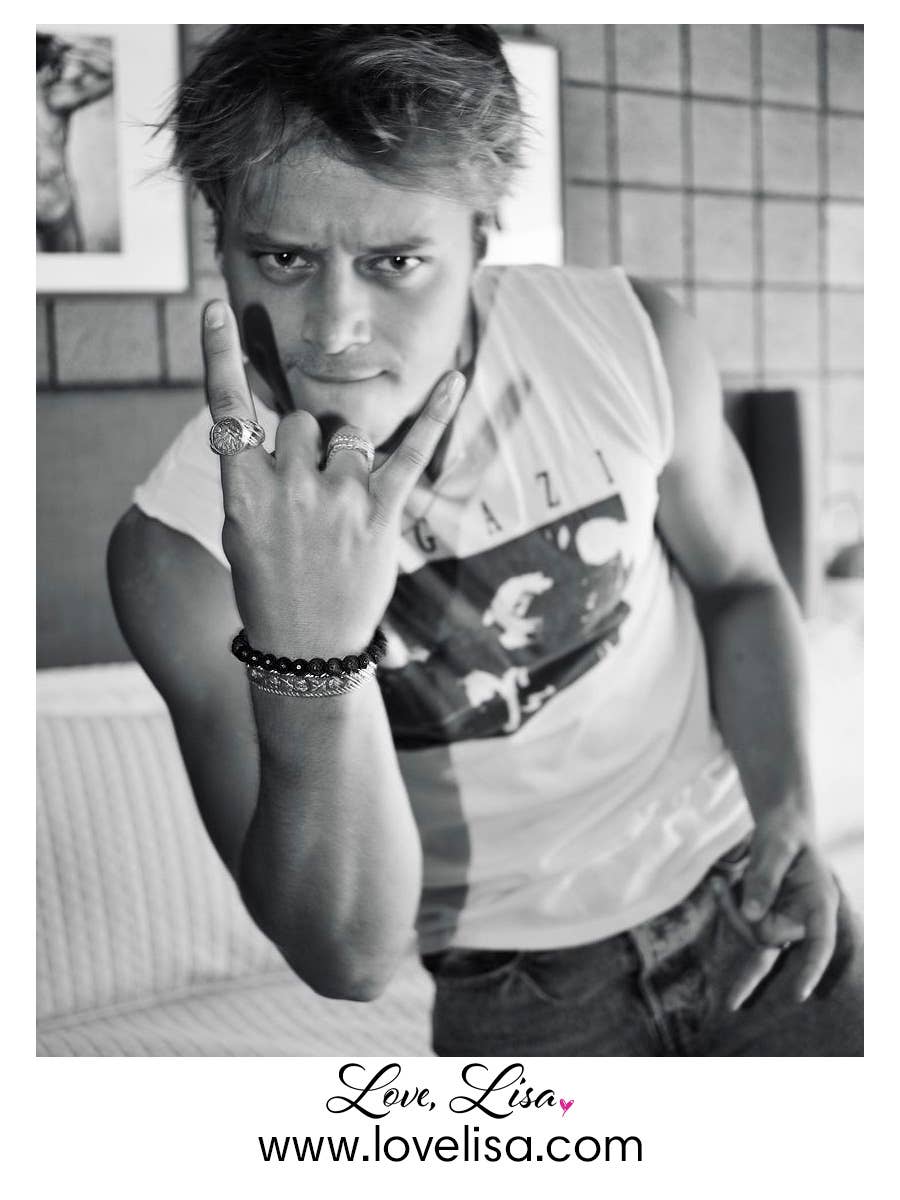 Love, Lisa - Wholesale Beaded Bracelet - JJ From Outerbanks Rudy Pankow's Lava Rock Men's Bracelet 2