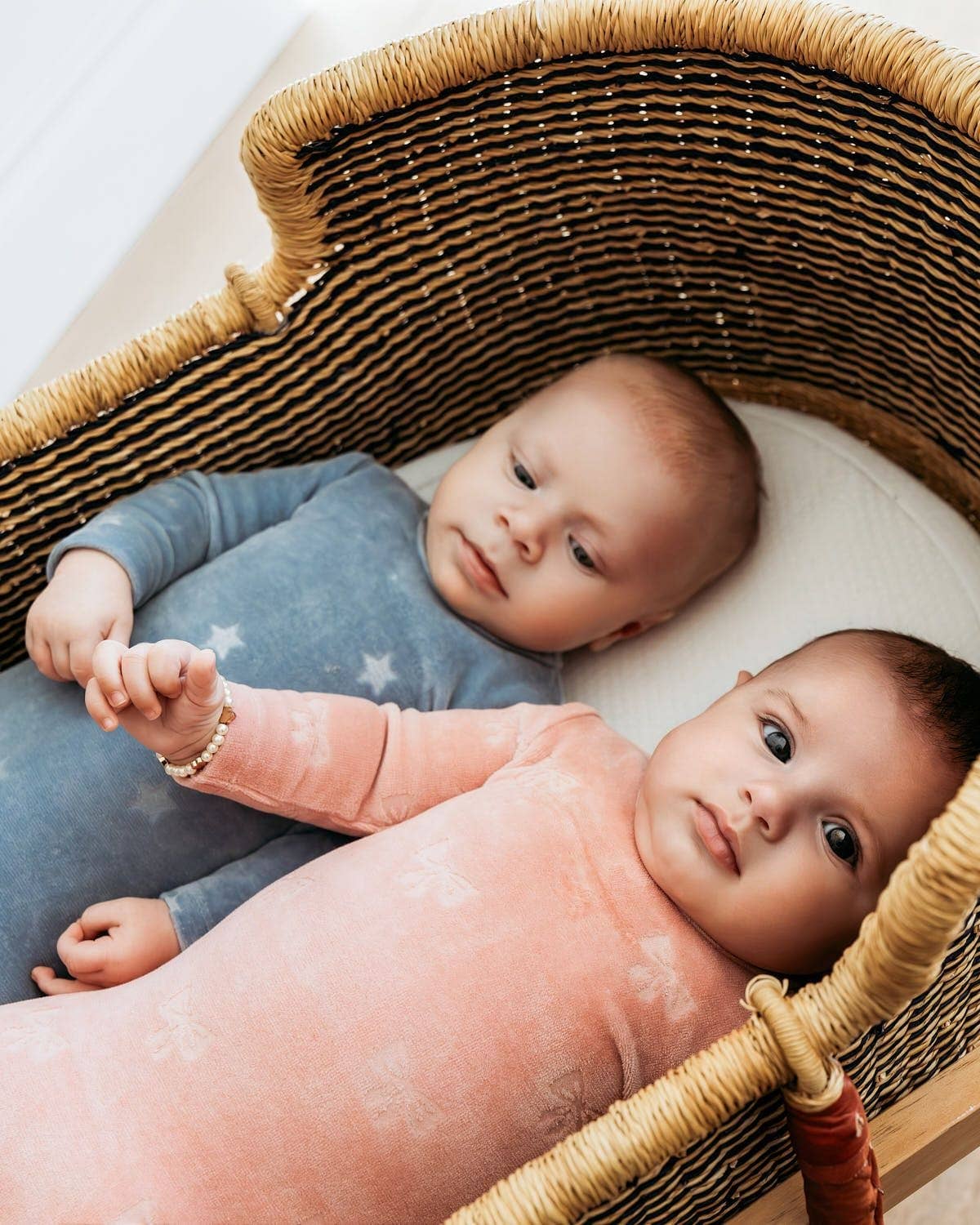 Pink Velvet Bow Footie for wholesale on Faire2