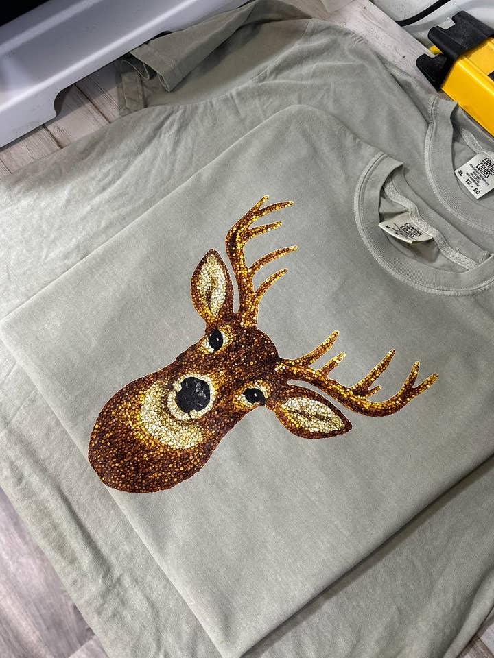 Southern Outlaw Hat Co. - Wholesale T-Shirt - Women's - sequin deer tee