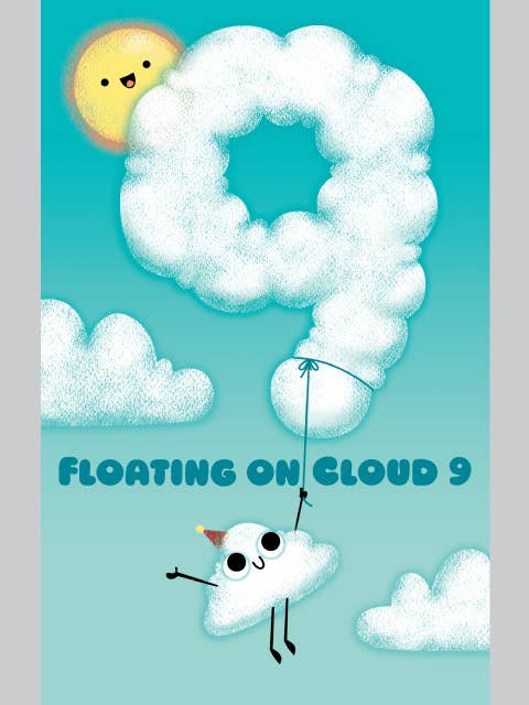 Anniversaire 9 ans | Carte d'anniversaire 9 ans pour tout le monde pour la vente par DICKENS INC.