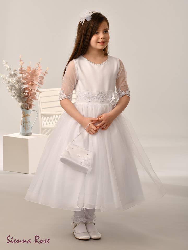 Kommunionkleid für Mädchen (SR726) für den Großhandel von Sweetie Pie Collection
