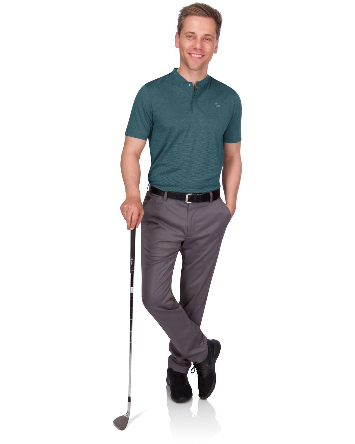 Three Sixty Six - Venta al por mayor Polo - Hombre - Camisas de golf sin cuello para hombre, de secado rápido, elásticas en 4 direcciones19