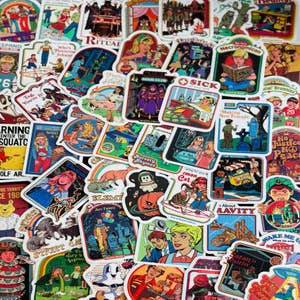 500 Pieces 90s Stickers Retro Game Sticker 90s India