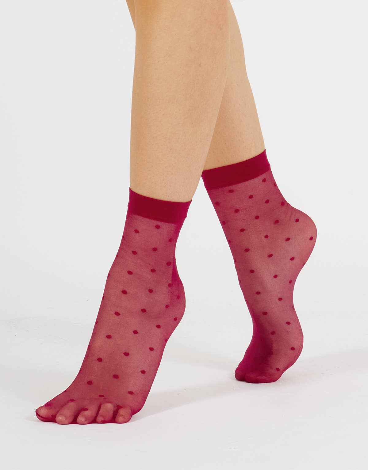 Cette – wholesale Strumpor - Dam – Prickiga ankelstrumpor, genomskinliga 20 DEN, pop-strumpor4