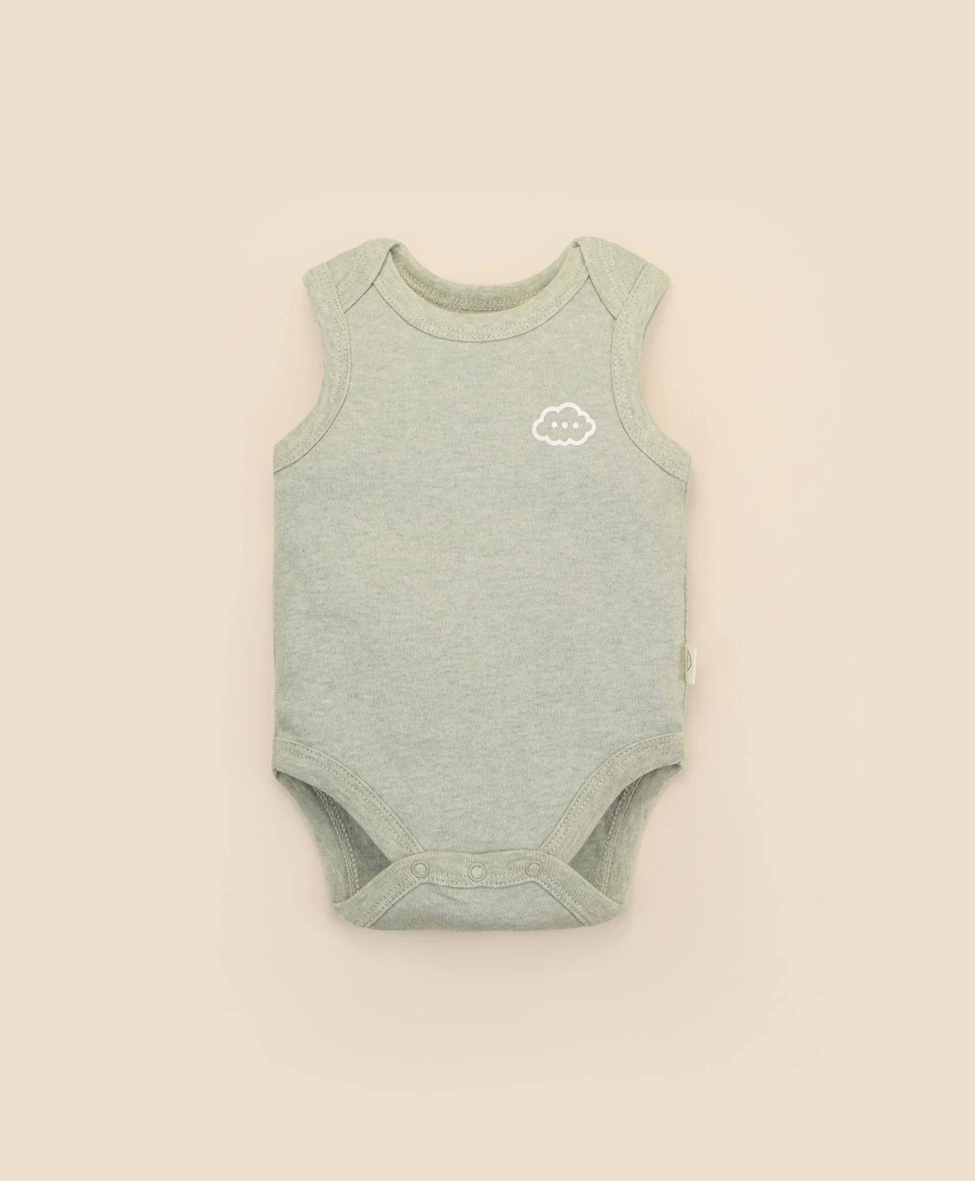 Lūmmi in Colour Babywear – wholesale Clothing set – Baby – Organic Cotton 6PC Essentials Set - Heather Sage Green10