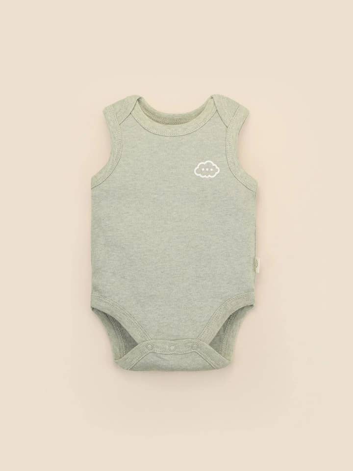 Lūmmi in Colour Babywear - Wholesale Clothing set – Baby - Organic Cotton 6PC Essentials Set - Heather Sage Green10