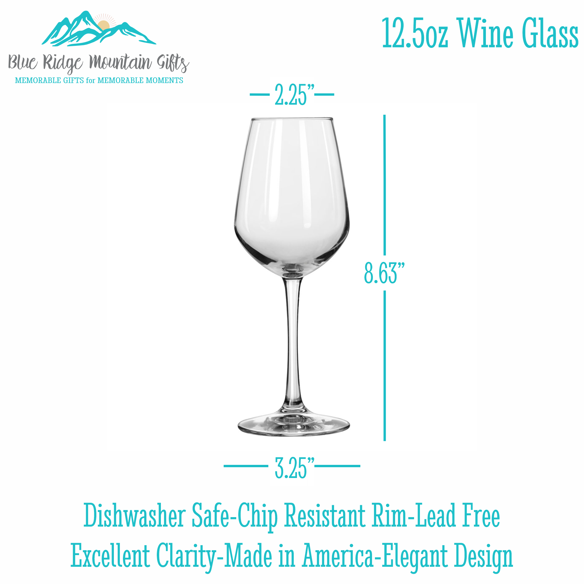 Blue Ridge Mountain Gifts - Wholesale Cocktail/Liquor Glass - Custom Engraved Map Glass - Whiskey, Wine, Pint, or Beer Can3