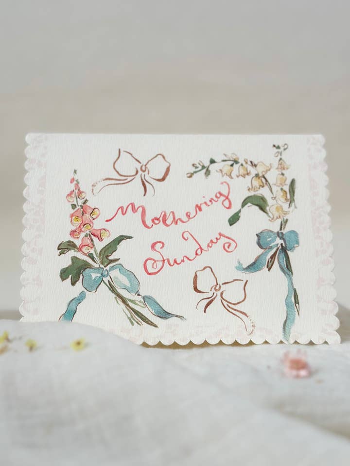 Mors dag - kort med vågig kant för wholesale av Sophie Amelia Creates