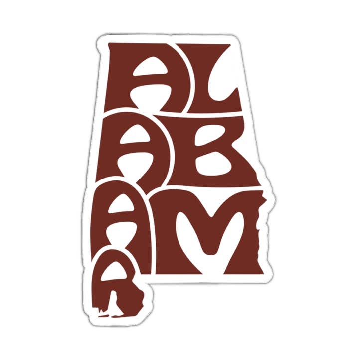 Alabama Sticker for wholesale by The Northwest Store