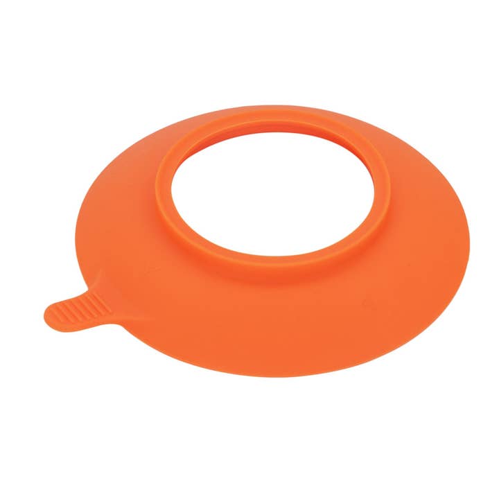 Rinkit Ltd - Wholesale Dinner Plate - Kids & Baby - Tiny Dining Kids Bamboo Plate with Suction Cup Orange5