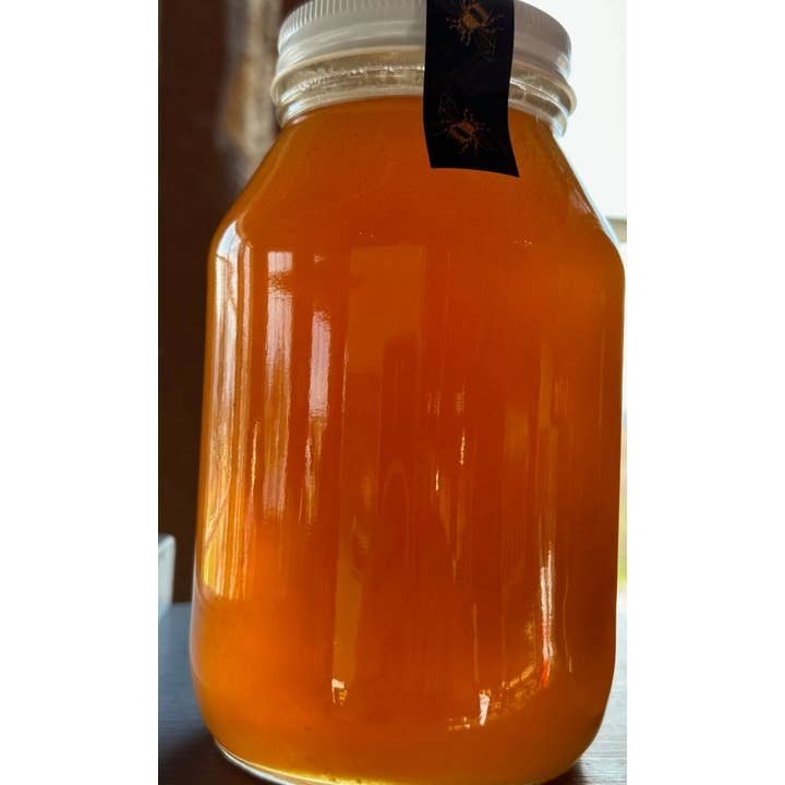 Half Gallon of Raw Honey 6lbs for wholesale by Marie's Bees