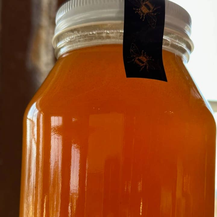 Gallon de miel brut 12 lb pour la vente par Marie's Bees
