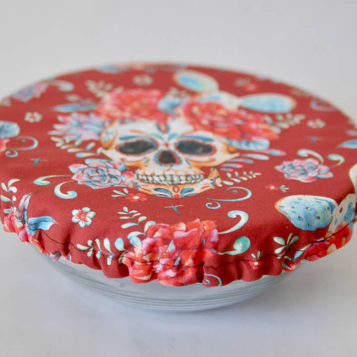 Charlotte plana, Calaveras motivos mexicanos, impermeable para venta al por mayor de De Bulle en Bulle
