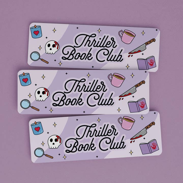 Marque-page Club de lecture de thrillers pour la vente par Sonny Rising