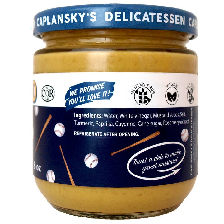 Caplansky's Deli Mustard - Wholesale Mosterd - Caplansky's Deli Ballpark Mustard 235 ml - 8 oz. pot1