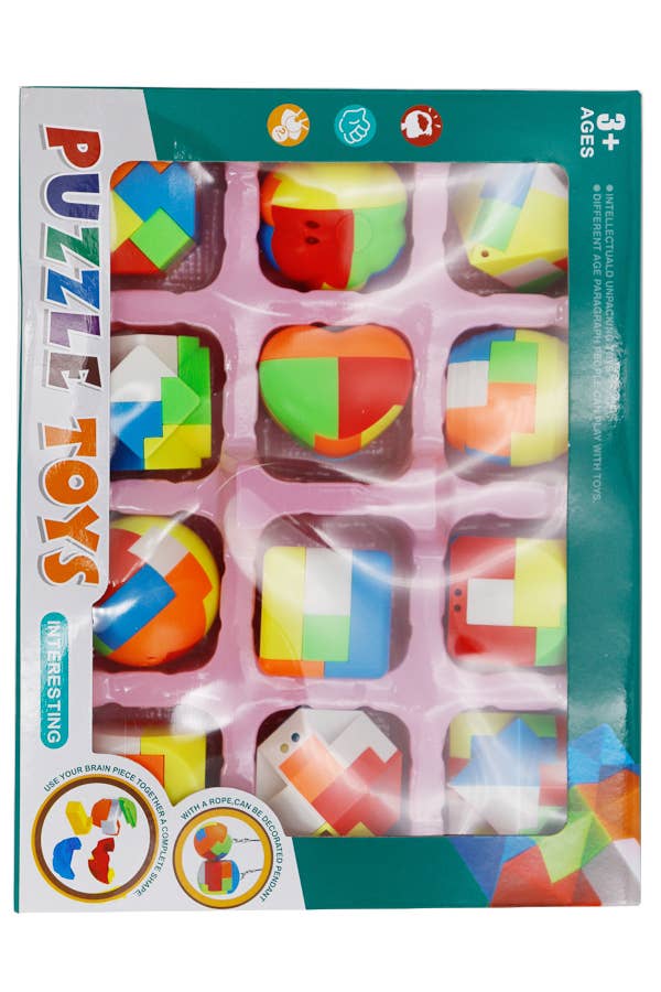 Cap Zone – wholesale Byggsats - Barn – Färgglada 3D geometriska byggsten pussel sensorisk leksak5