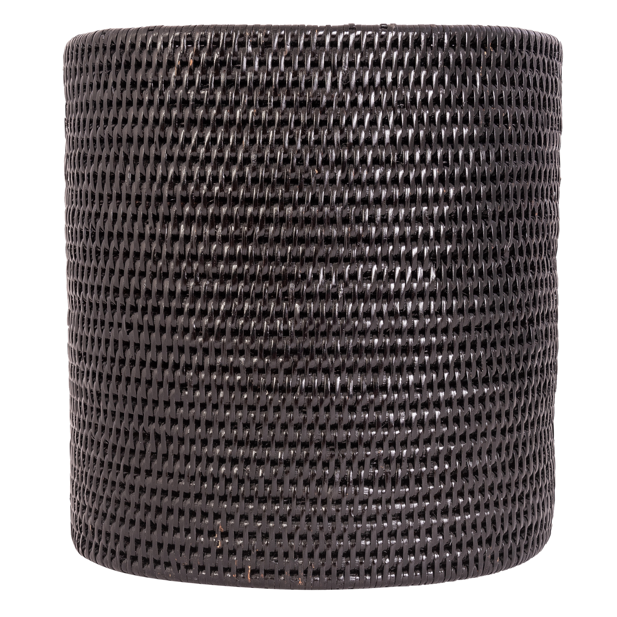 Artifacts Trading Company - Wholesale Trashcan/Trash Bin - Oval Rattan Waste Basket with Metal Liner5