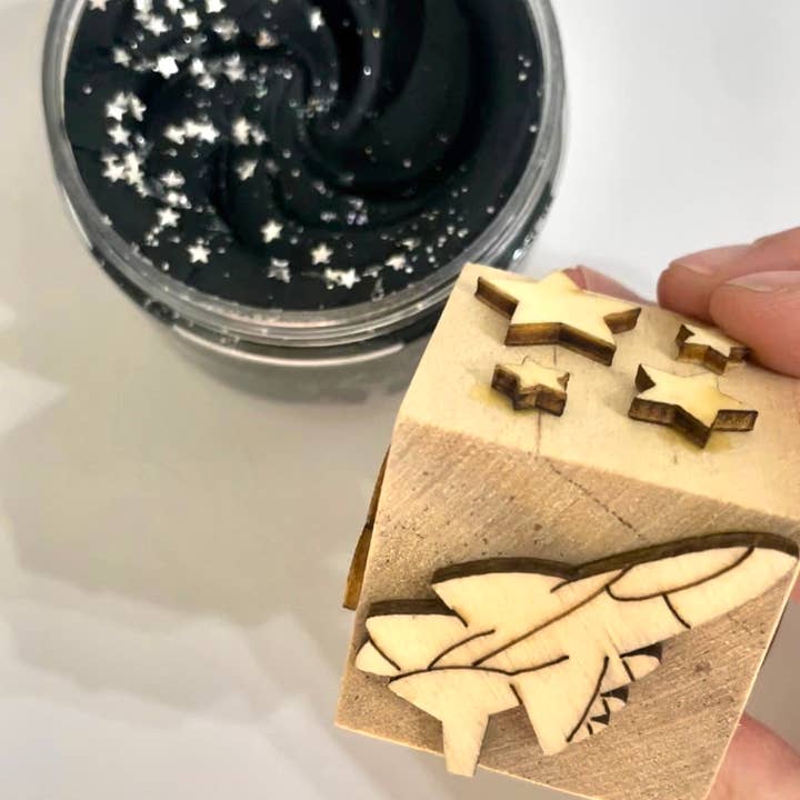 Tampa Bay Play - Wholesale Wood Toy - Kids - Wooden Play Dough Block Stamp6