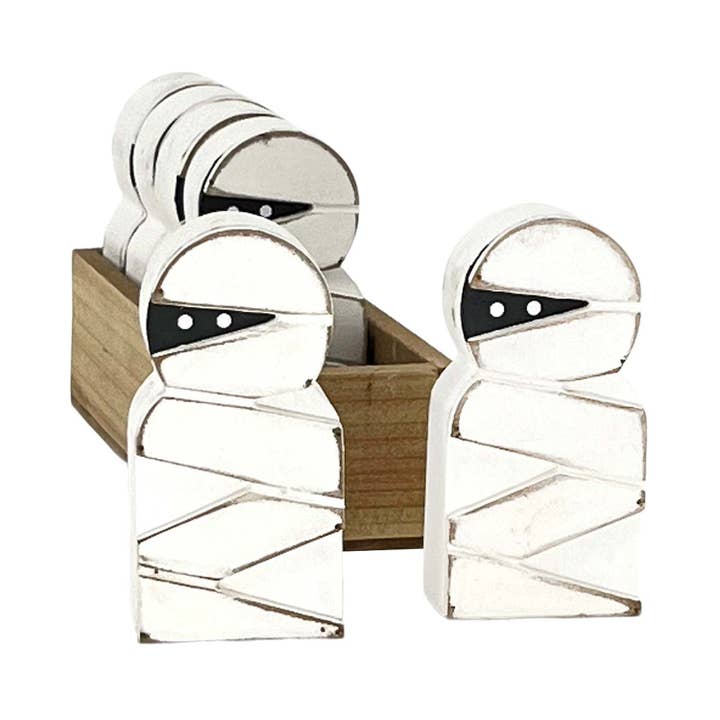 Set of 6 Little Mummy Blocks for wholesale by WT Collection