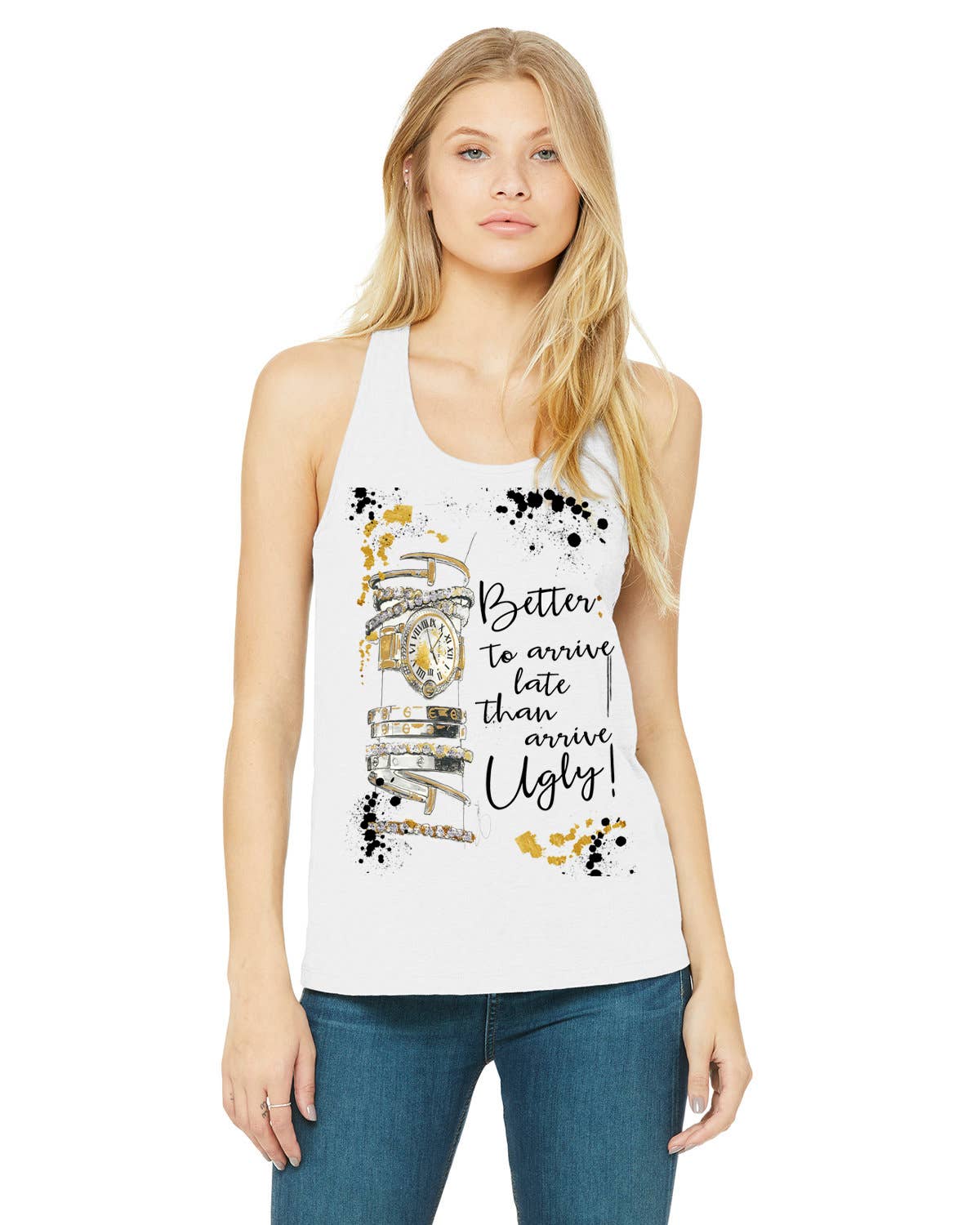 By Jodi LLC - Wholesale Graphic Sweatshirt - Women's - Better Late T-shirt, tank, sweatshirt, long sleeve 2