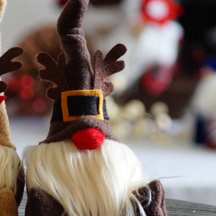 Rudolph and Clarice Gnome for wholesale by Gnomevillestudios