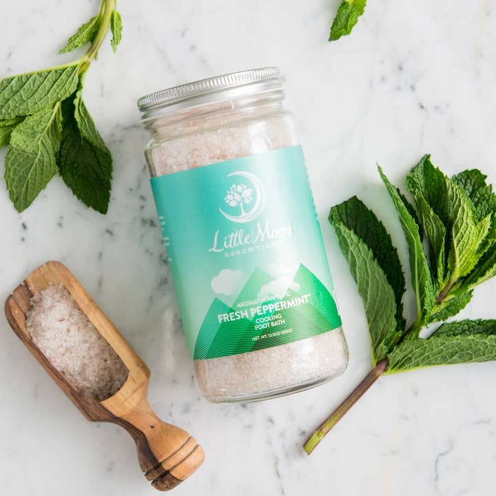 Fresh Peppermint Foot Bath for wholesale by Little Moon Essentials