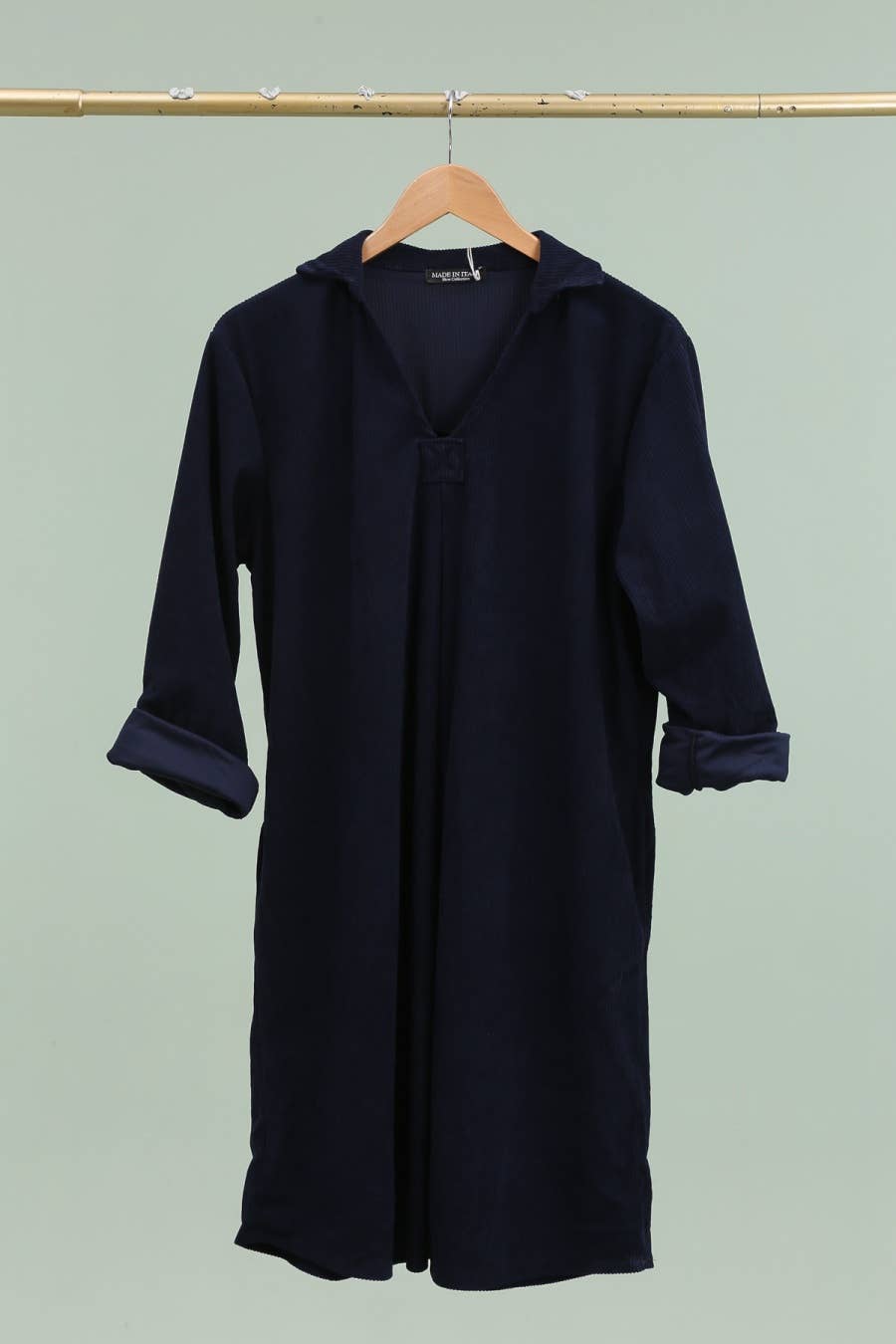 la maison des fibres naturelles - Wholesale Dress - Women's - Ribbed dress 8216 5% Elastane 20% Cotton 75% Polyester7