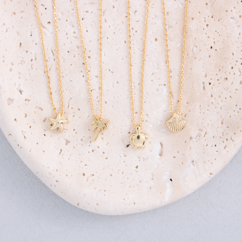 Splendid Iris - Wholesale Pendant/Charm Necklace - Sweetest Starfish Necklace1