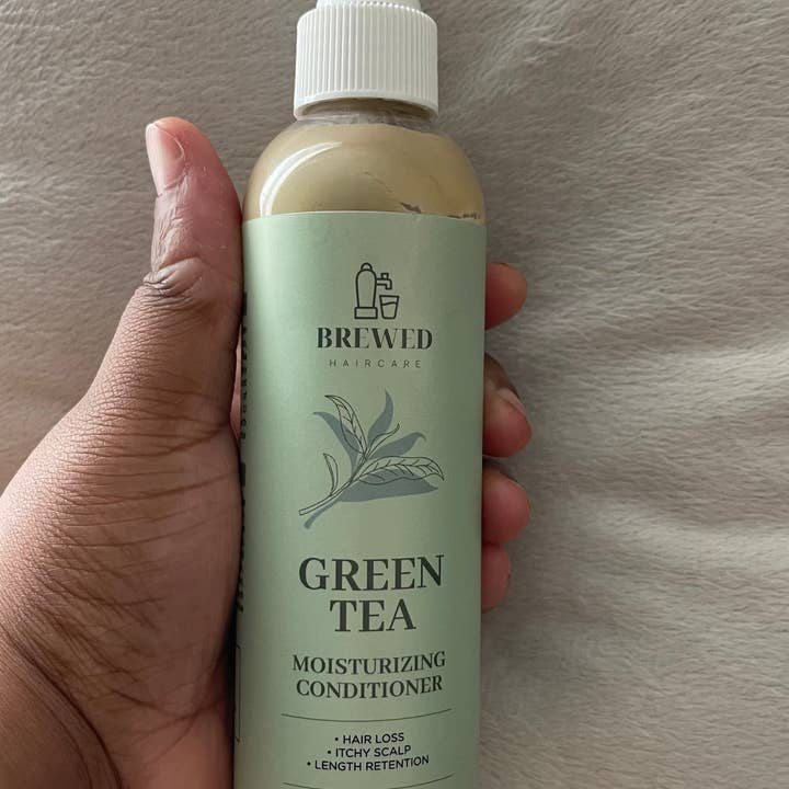 Green Tea Moisturizing Conditioner for wholesale by Brewed Hair Care