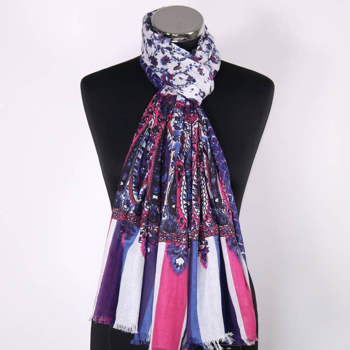 Reyna sjaal van puur katoen voor wholesale door Tivello