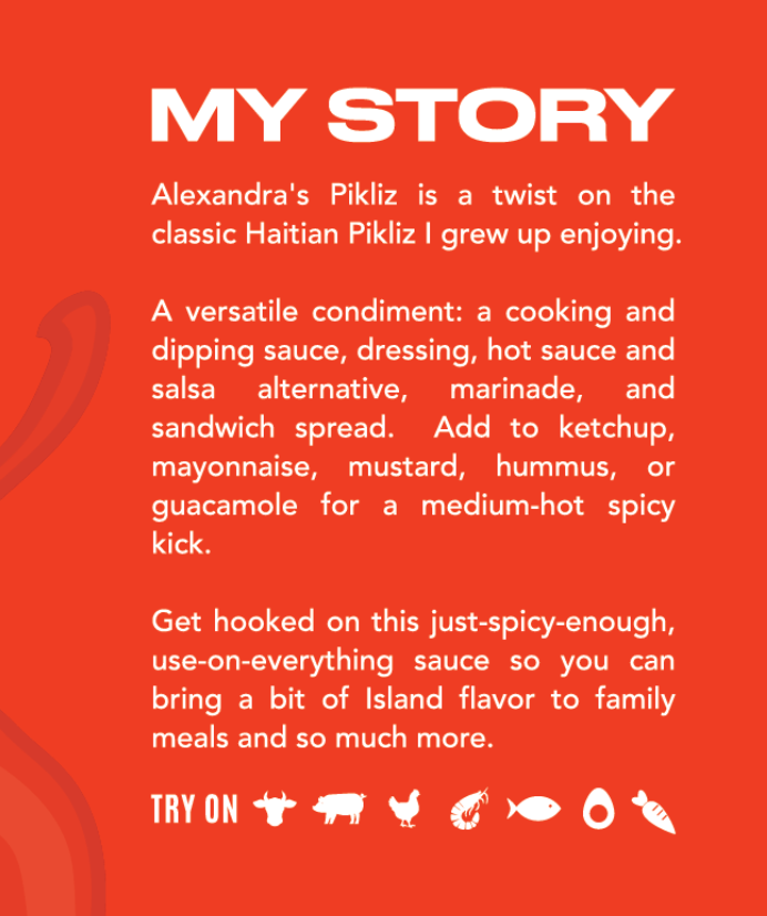 In the Kitchen with Alexandra - Wholesale Relish - Alexandra’s Pikliz Spicy Pepper Relish | Bold & Savory| Caribbean Flavor | Versatile Superfood Condiment, 8oz12