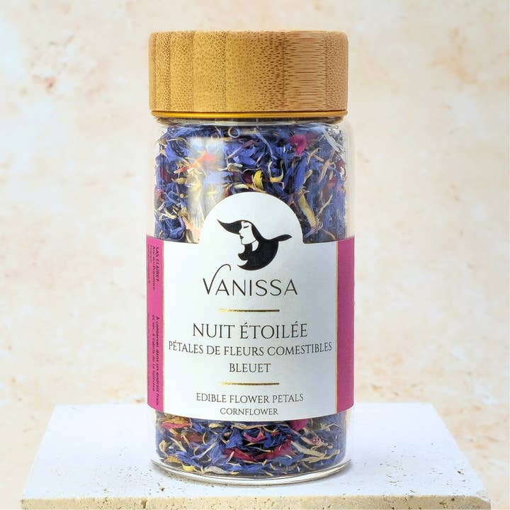 Vanissa - Wholesale Dried Spice - Starry Night: Edible Flower Petals: Cornflower