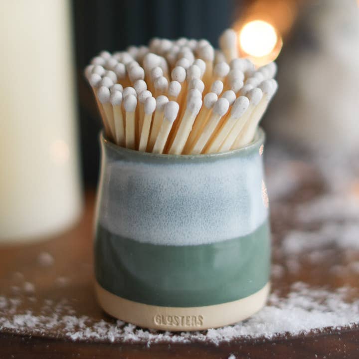 Match Pot | Handmade Ceramic Match Holder | Match Pots for wholesale by Glosters Pottery