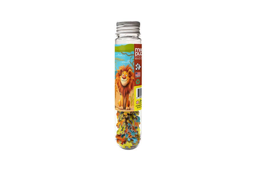 Micro Puzzles - Venta al por mayor Puzle - Niños - Alto y orgulloso - León Jirafa Elefante Zoo Safari África3