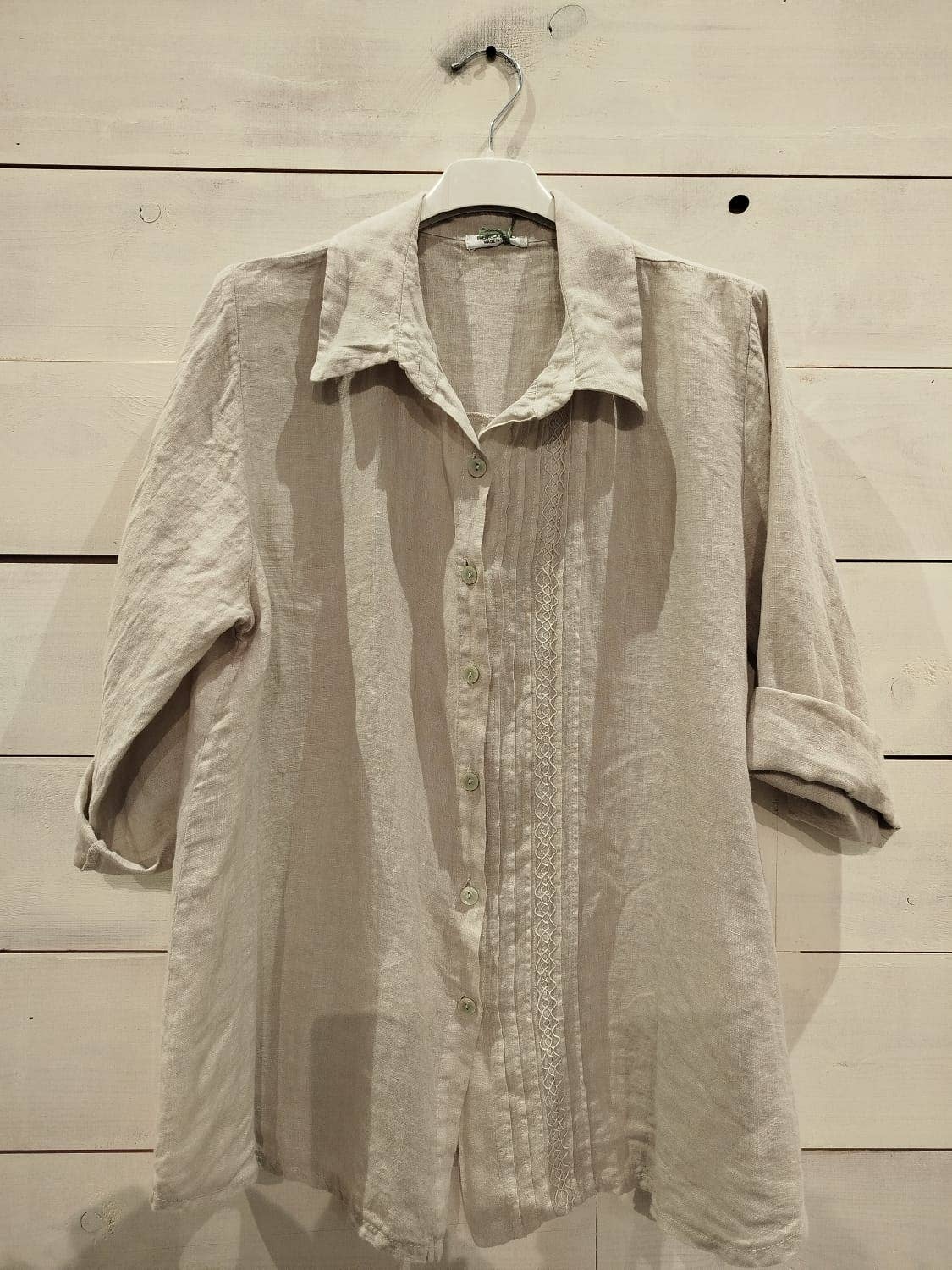 Linos y Textiles - Wholesale Button Down Shirt - Women's - REF:17843 100% Linen Shirt0
