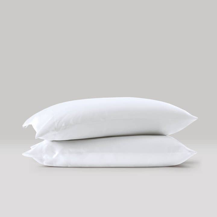 Olliix - Wholesale Bedding Pillowcase/Sham - Silky Satin Pillowcases for Hair and Skin, Set of 2, White1