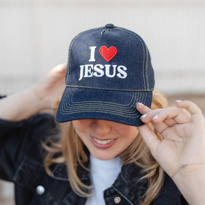 Jenessa Wait - Vente Casquette de camionneur – femme - Chapeau : J'aime Jésus