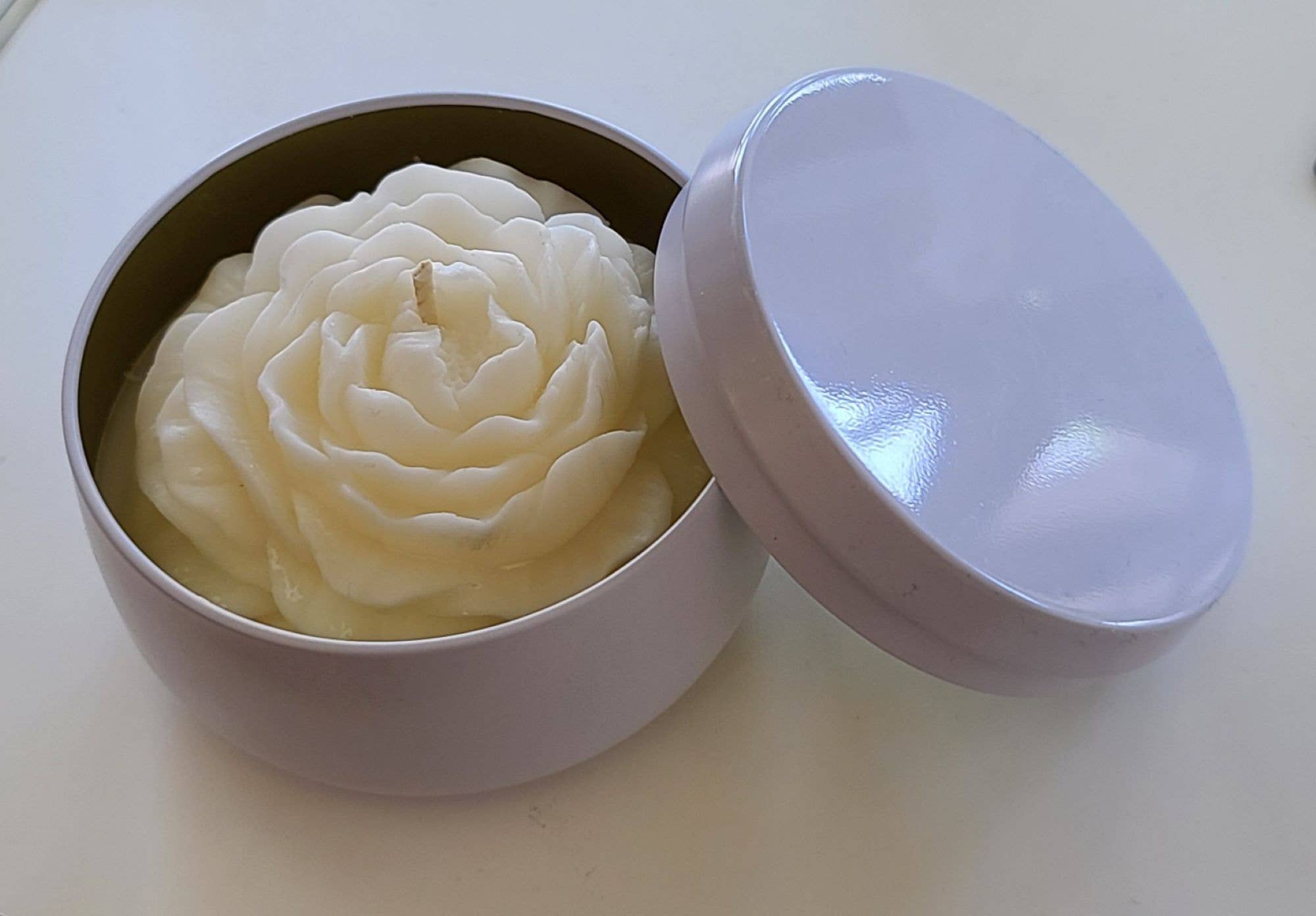 LiveYoung Candle Company - Wholesale Jar/Filled Candle - *Classic Scents* - Wax Peony Tin Candle1