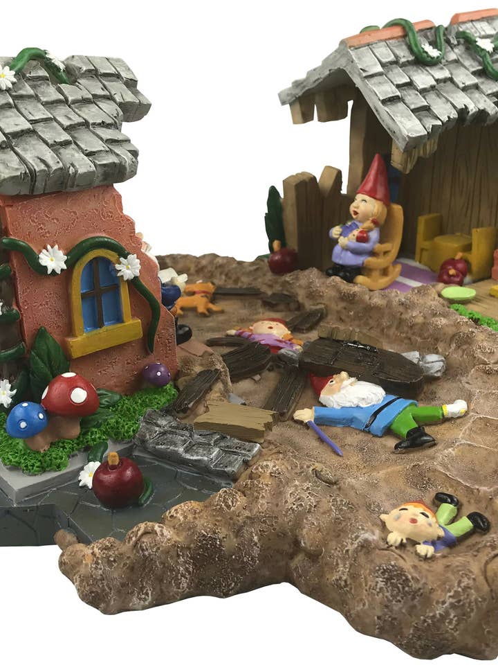 Gnomes House Footprint Massacre - BY MARK & MARGOT for wholesale by By Mark & Margot