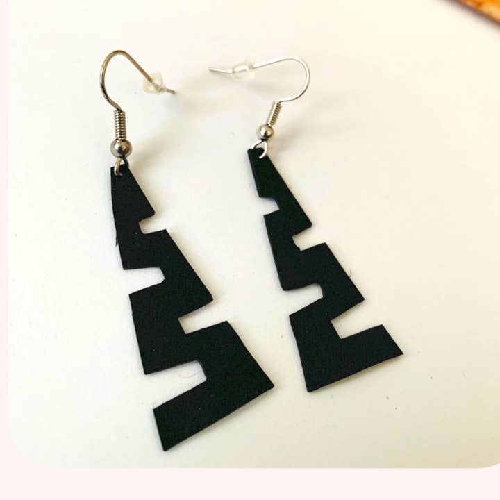Zazie upcycled earrings for wholesale by EivlysArt