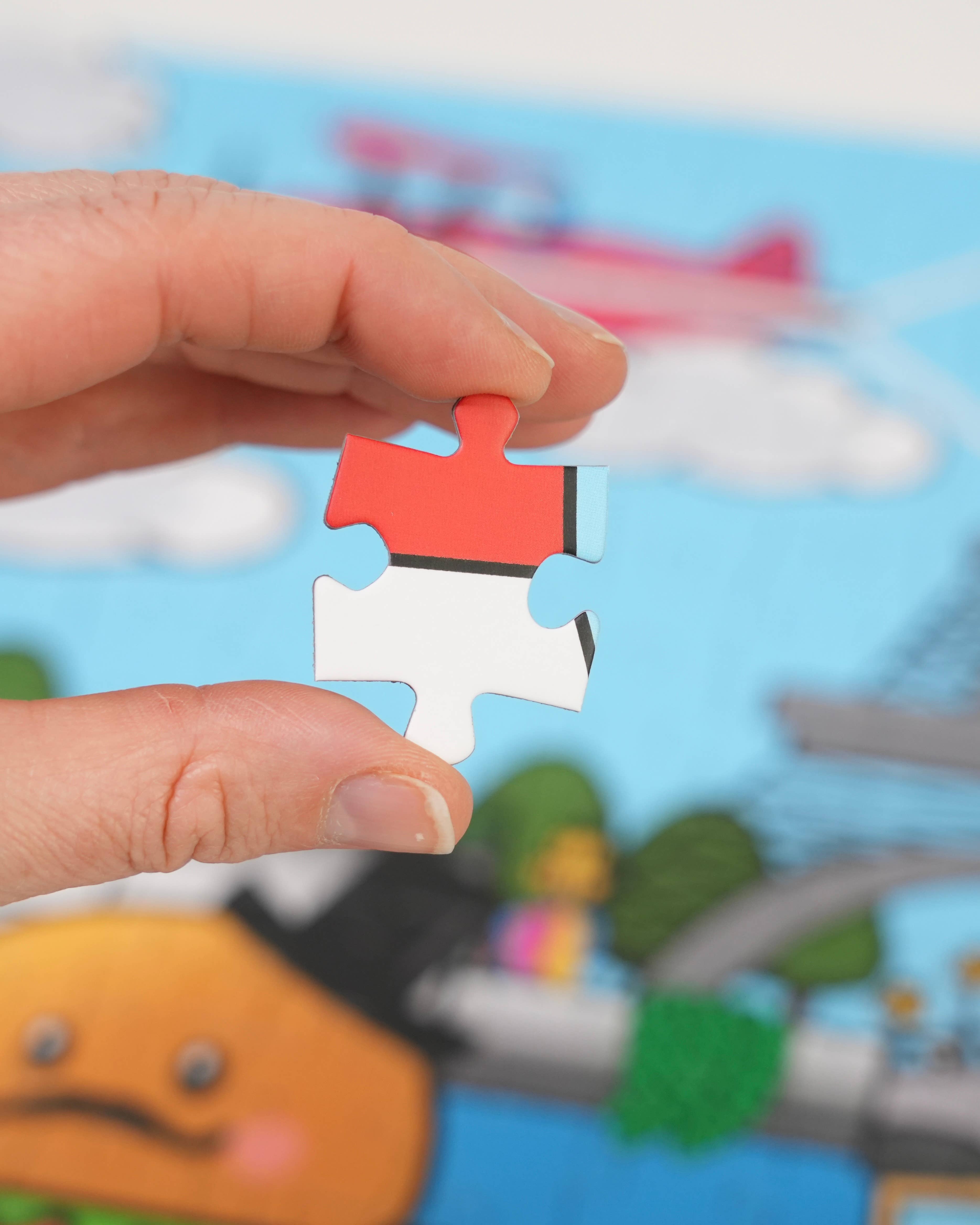 Sunshine Puzzles - Wholesale Puzzle - Kids - MEET THE FAMILY / DISCO, 2x 260 piece puzzles4