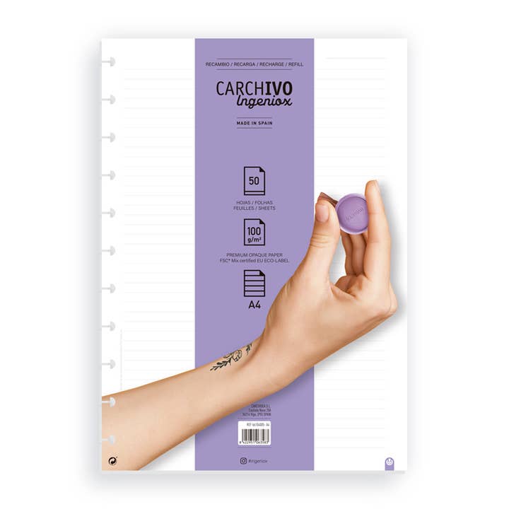 CARCHIVO - Wholesale Notepad - Premium Paper Refills for INGENIOX® - Pack of 106