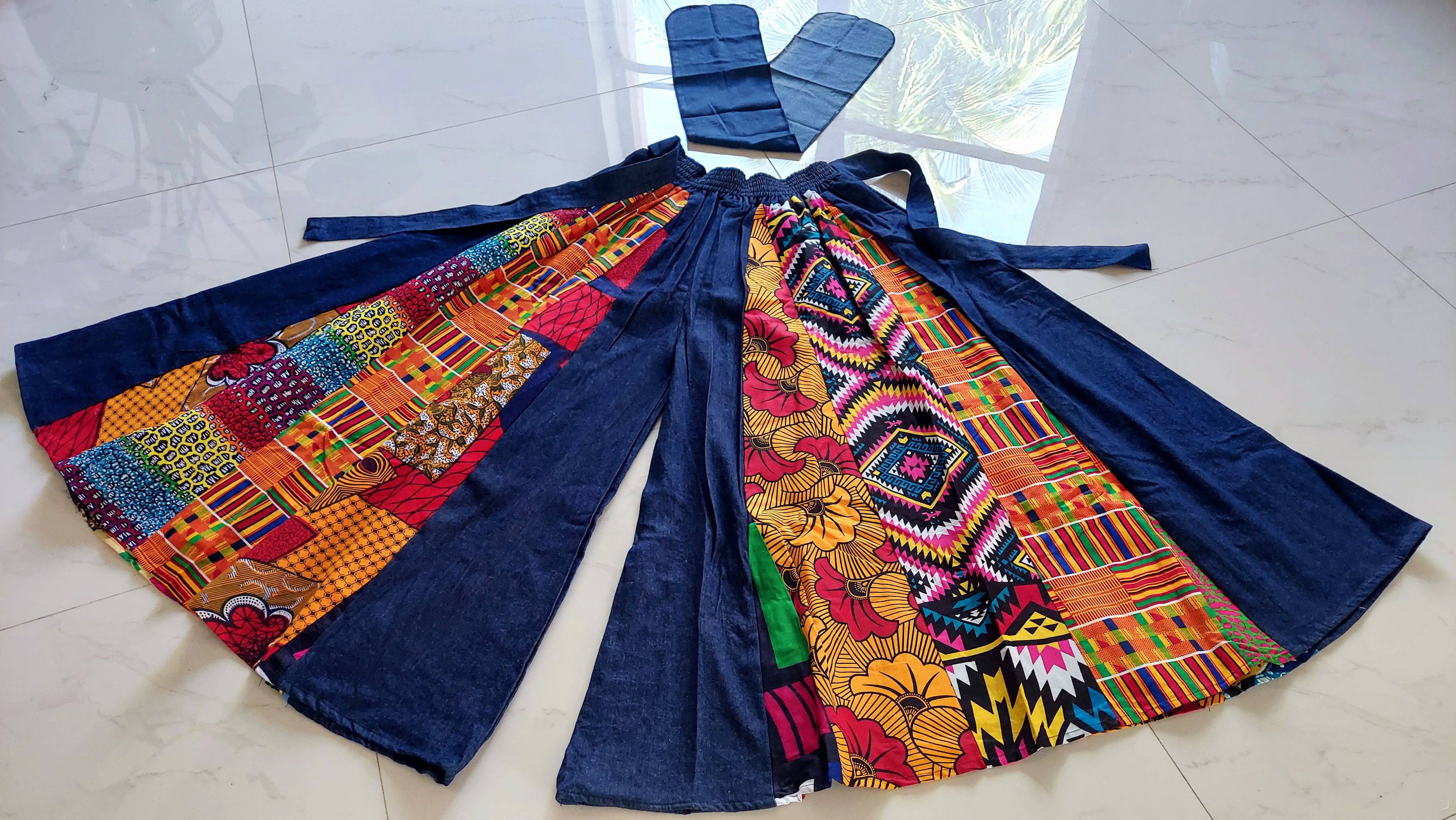 India Batik – Calças - Mulher por atacado – 702- Calça Palazzo Mulher - Gango/Multi-Estampas4