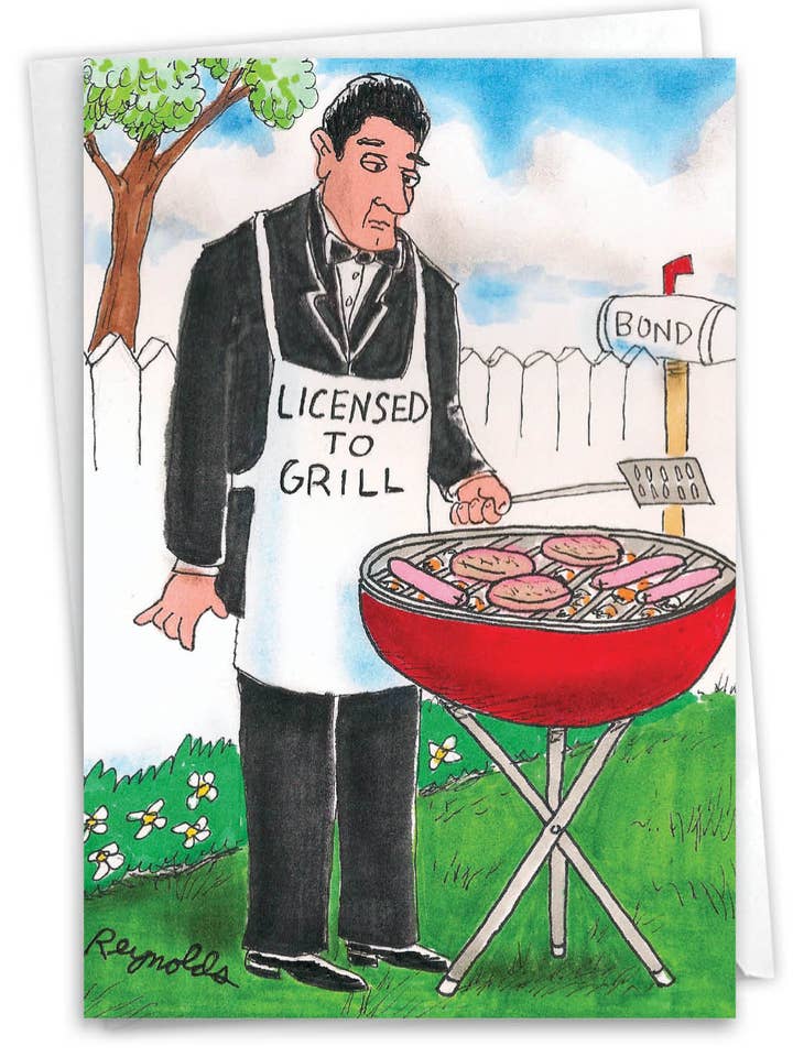 NobleWorks - Vaderdagkaart - Gelicentieerd om te grillen voor wholesale door NobleWorks