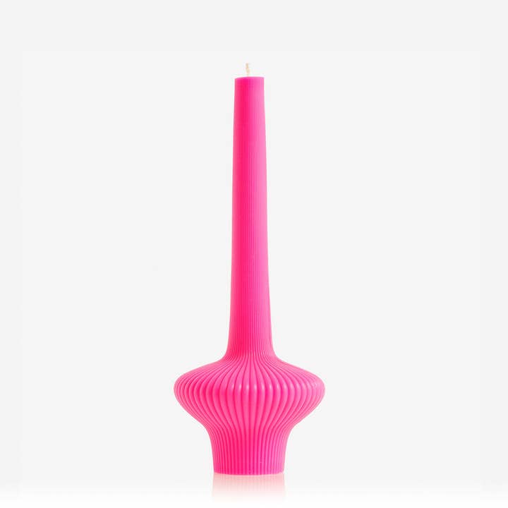 VELA PINNACLE ROSA NEÓN para venta al por mayor de Ancient Candle Co.