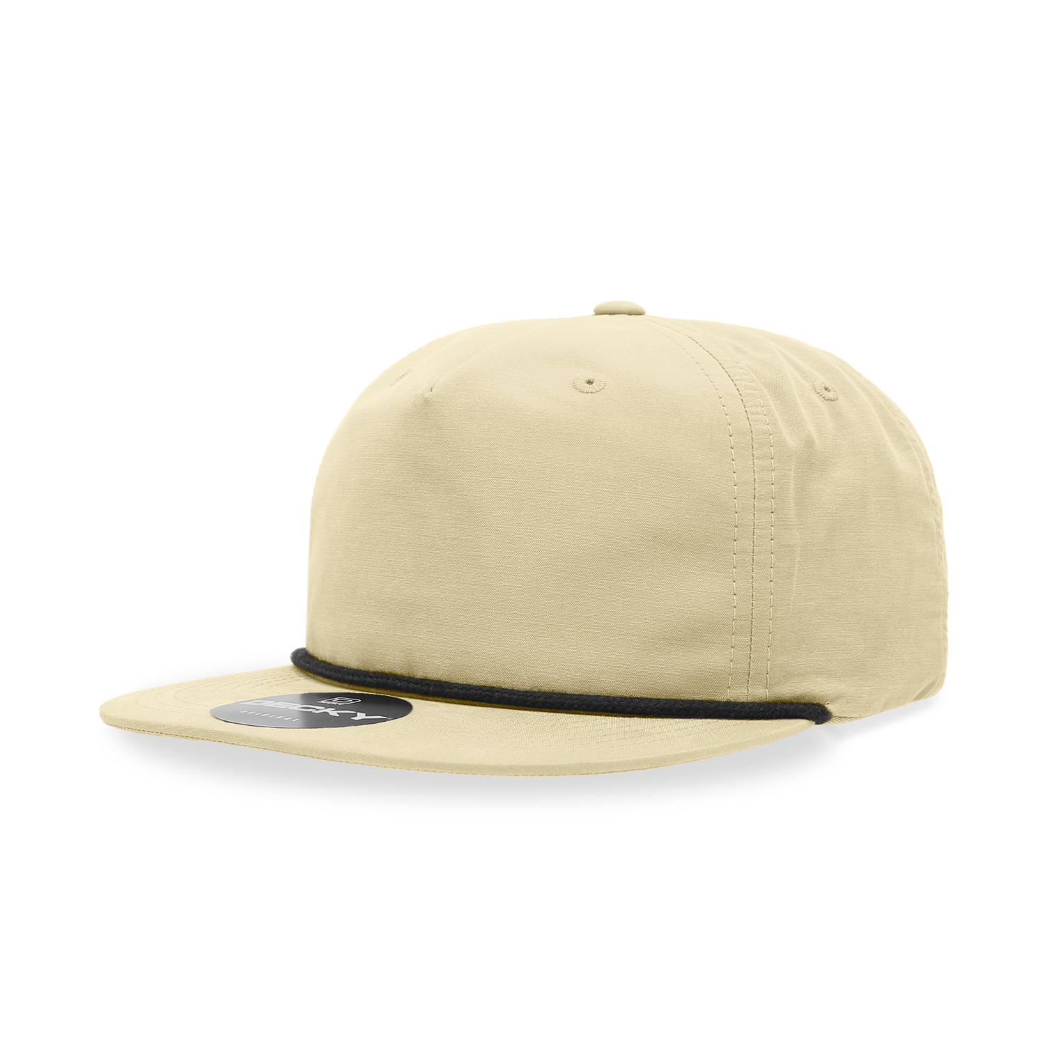 The Park Wholesale - Wholesale Flat Brim Cap - Unisex - Decky 6032 Classic Rope Cap, 5 Panel Flat Bill Hat, Snapback7
