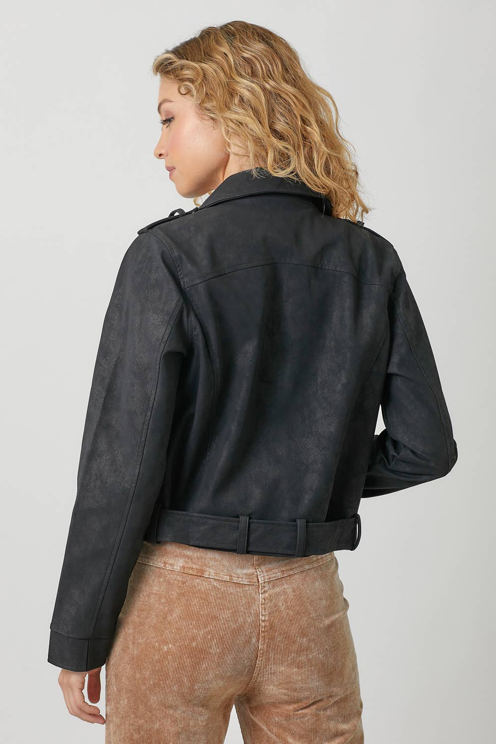 Mystree - Wholesale Leather Jacket - Women's - 60348 Leather Moto Jacket9