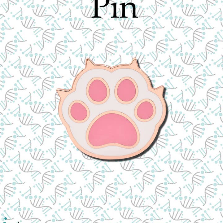 Clayton Jewelry Labs - Vendita all'ingrosso Spilla da bavero - Spilla smaltata dura con stampa di zampe di gatto5