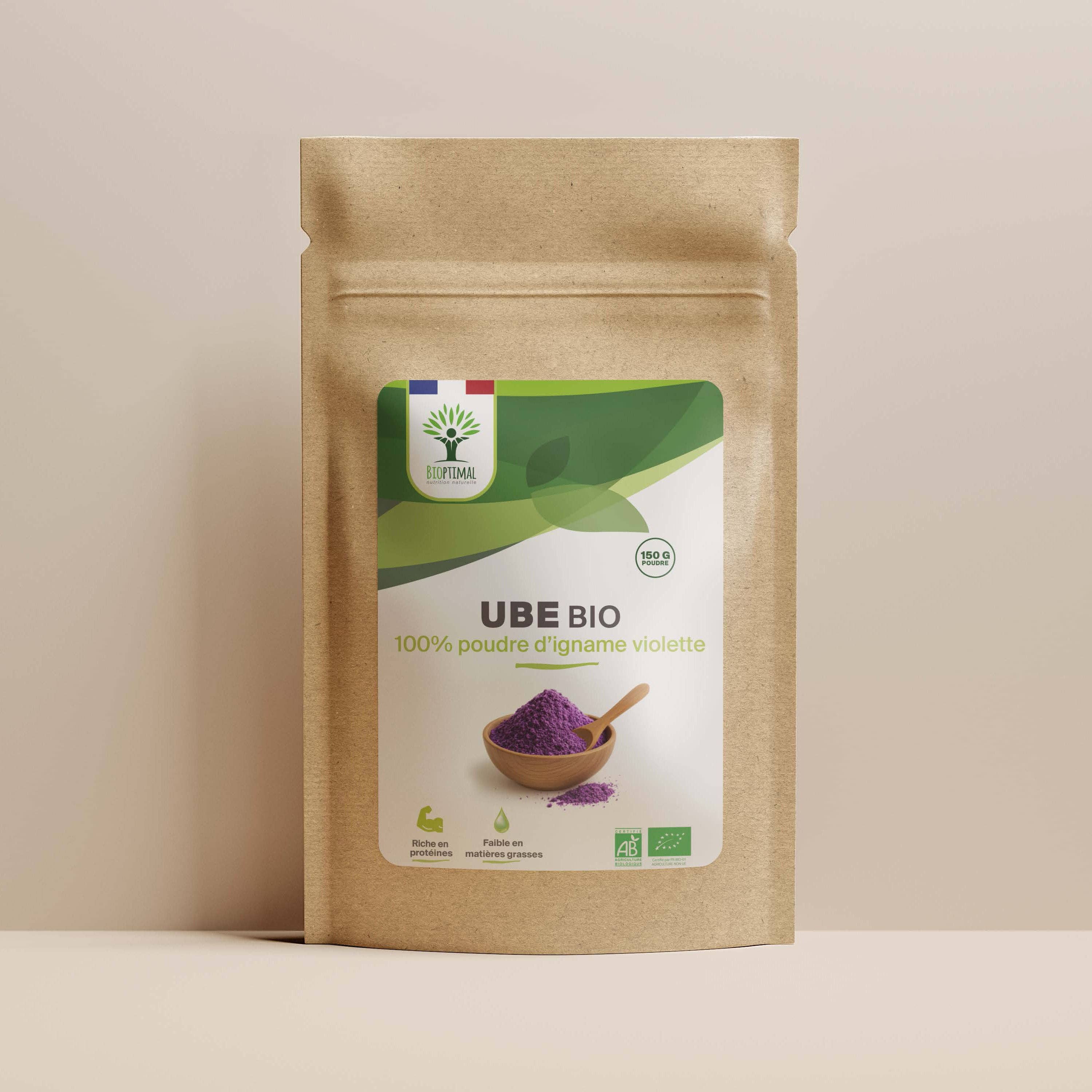 Bioptimal – Proteína/Superalimento em pó por atacado – Pó de ube bio - Bioptimal0